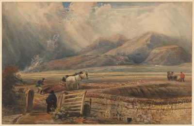 Harrowing - View near the Cross Fells by Peter de Wint