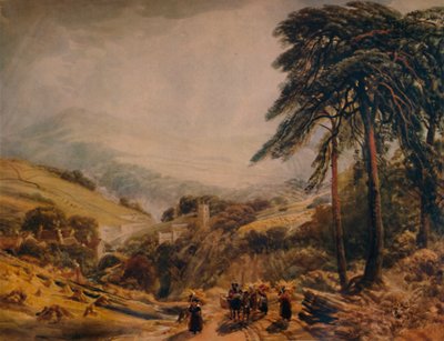 Matlock Village: Gleaners Returning by Peter de Wint