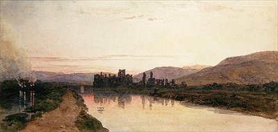 Neath Abbey, Glamorganshire, Evening by Peter de Wint