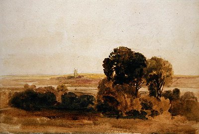 On the River Trent by Peter de Wint