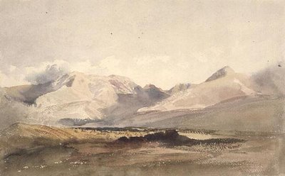 Mountain scene, Westmorland by Peter de Wint