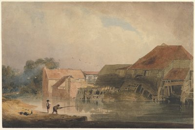 Riverside Scene (Old Mill) by Peter de Wint