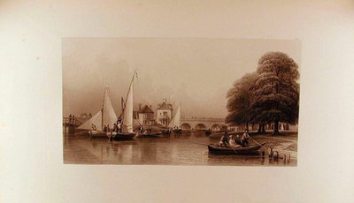 View of Folly Bridge in the Year 1827 by Peter de Wint