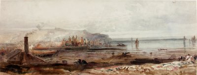 View of a Harbour, about 1830-1840 by Peter de Wint