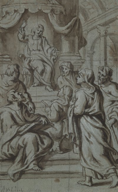 Christ Among the Doctors by Peter van Lint