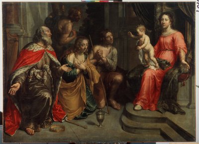 The Sinners before the Virgin by Peter van Lint
