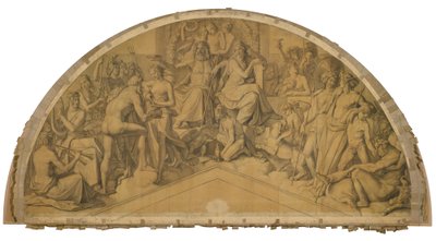 The Ascension of Heracles to Olympus by Peter von Cornelius