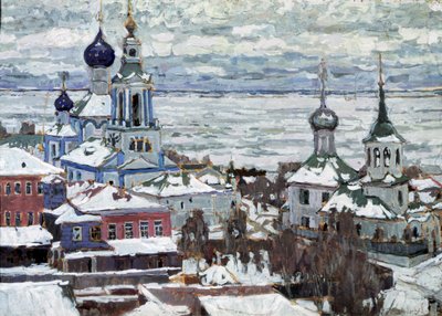 Rostov in Winter by Petr Ivanovic Petrovichev