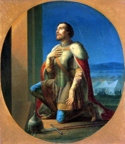 Alexander Nevsky, Prince of Novgorod, Grand Duke of Vladimir by Petr Mikhailovich Shamshin