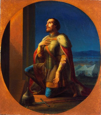 Alexander Nevsky, Grand Prince of Novgorod and Vladimir by Petr Mikhailovich Shamshin