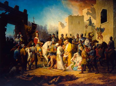 Tsar Ivan IV Conquering Kazan in 1552 by Petr Mikhailovich Shamshin