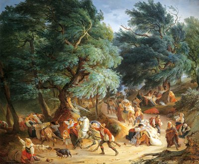 Earthquake in Rocca di Papa near Rome by Petr Vasilievich Basin