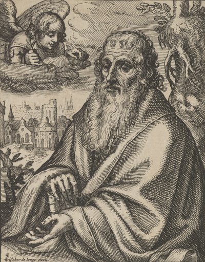 Matthew, from The Four Evangelists by Petrus Feddes