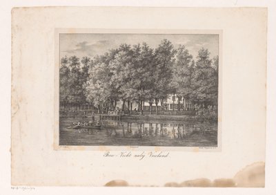 View of Breevecht Estate by Petrus Josephus Lutgers