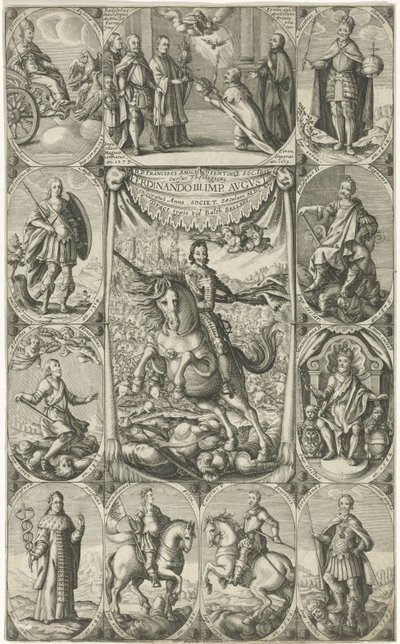 Allegorical Representation of Emperor Ferdinand III by Petrus Rucholle