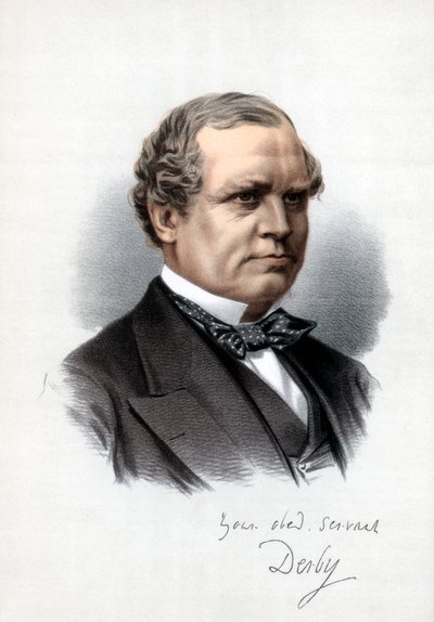 Edward Henry Stanley, 15th Earl of Derby, Prime Minister of the United Kingdom, c. 1890 by Petter and Galpin Cassell