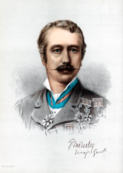 Garnet Joseph Wolseley, 1st Viscount Wolseley, Irish-born British Soldier by Petter and Galpin Cassell