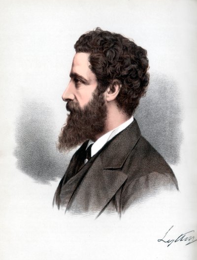 Robert Bulwer-Lytton, 1st Earl of Lytton, English poet and statesman by Petter and Galpin Cassell