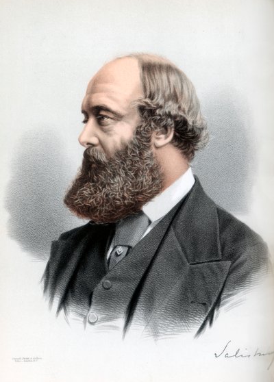 Robert Gascoyne-Cecil, 3rd Marquess of Salisbury, British Statesman and Prime Minister by Petter and Galpin Cassell