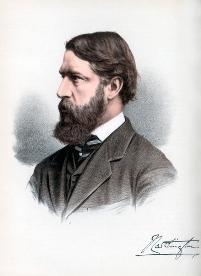 Spencer Compton Cavendish, Marquis of Hartington, British Liberal statesman by Petter and Galpin Cassell