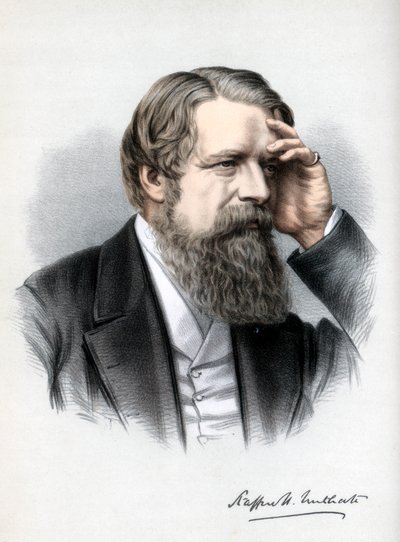 Stafford Northcote, 1st Earl of Iddesleigh, British statesman, c1890 by Petter and Galpin Cassell