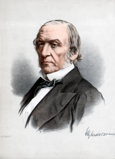 William Ewart Gladstone, British Liberal Party Statesman and Prime Minister, c. 1890 by Petter and Galpin Cassell