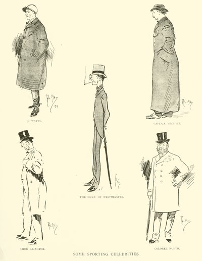 Cartoon by Phil May, from the 1890s by Phil May