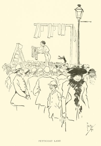 Cartoon by Phil May, from the 1890s by Phil May