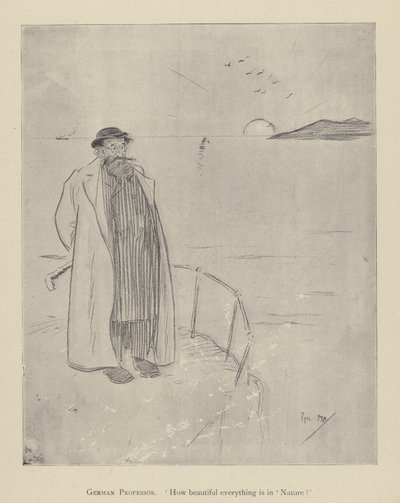 Cartoon by Phil May, from the 1890s by Phil May