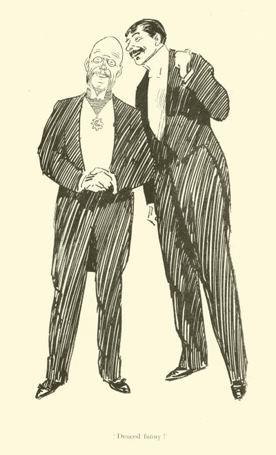 Cartoon by Phil May, from the 1890s by Phil May