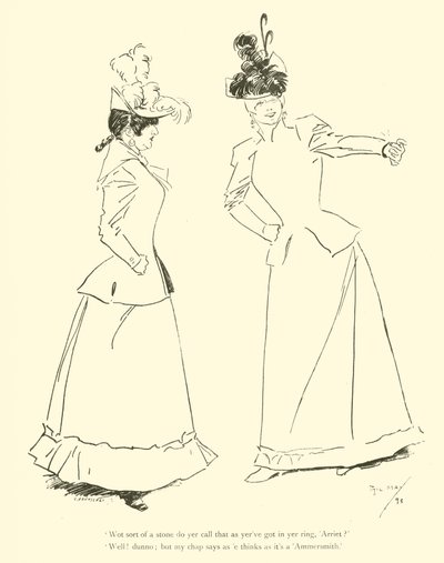 Cartoon by Phil May, from the 1890s by Phil May