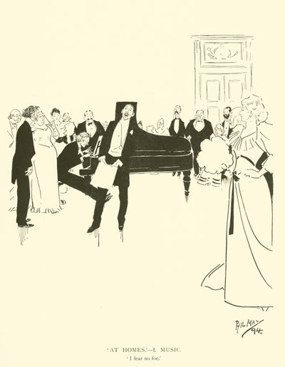 Cartoon by Phil May, from the 1890s by Phil May