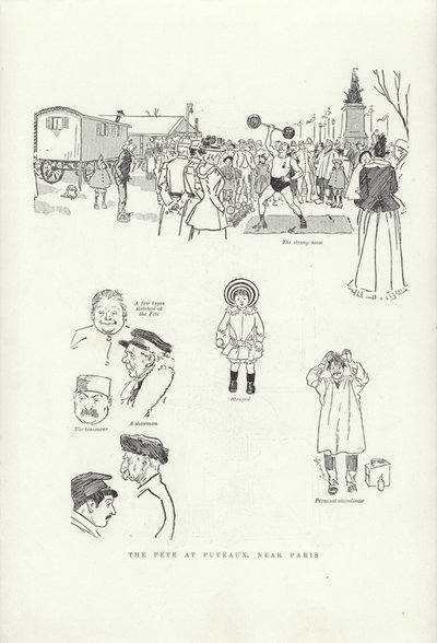 The Fete at Puteaux, Near Paris by Phil May