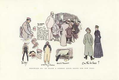 Westward Ho! On Board a German Liner Bound for New York by Phil May