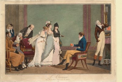 The Orange, or, The Modern Judgment of Paris by Philibert-Louis Debucourt