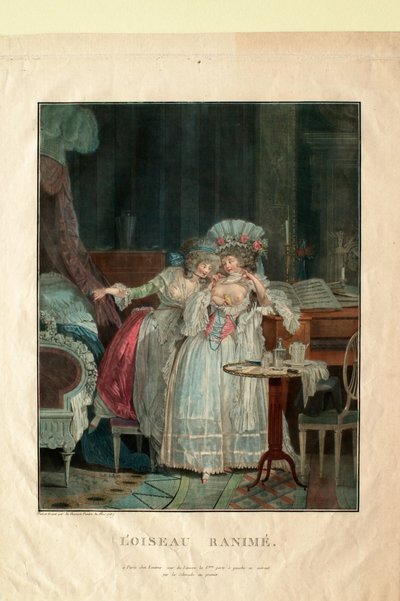 The Revived Bird by Philibert-Louis Debucourt