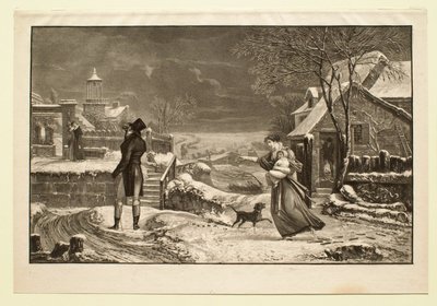 Winter, or, The Husband by Philibert-Louis Debucourt