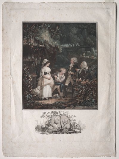 Annette and Lubin by Philibert Louis Debucourt