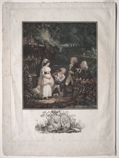 Annette and Lubin by Philibert Louis Debucourt
