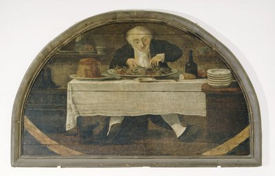 At the Gourmand; Sign for the Edible Goods Merchant Corcellet by Philibert Louis Debucourt