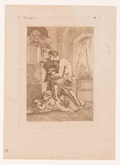 Edouard and the Gold by Philibert Louis Debucourt
