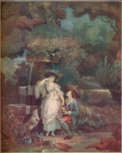 Fortune and Misfortune, or The Broken Pitcher by Philibert Louis Debucourt