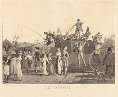 The Carnival by Philibert Louis Debucourt