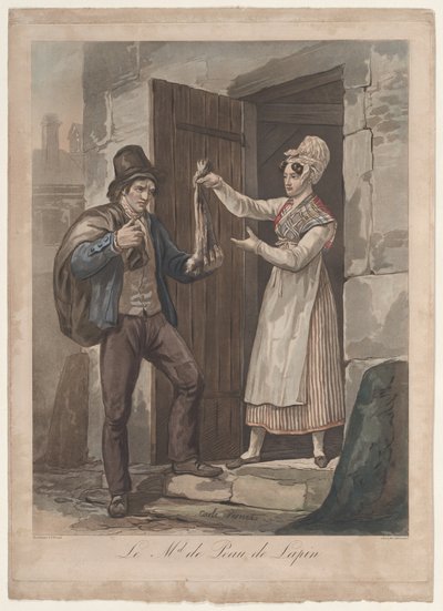 Le Md. de Peau de Lapin by Philibert Louis Debucourt