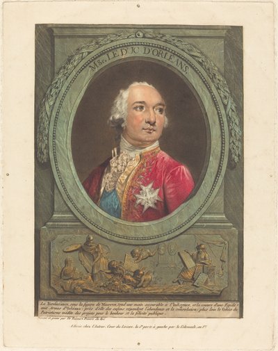 Mgr. The Duke of Orléans by Philibert Louis Debucourt