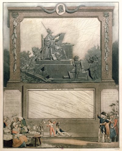 National Almanach for 1791, dedicated to the Friends of the Constitution by Philibert Louis Debucourt