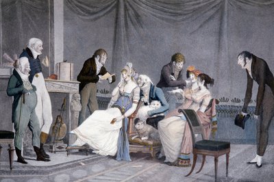 The Visits by Philibert Louis Debucourt
