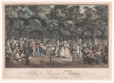To See and Be Seen by Philibert Louis Debucourt