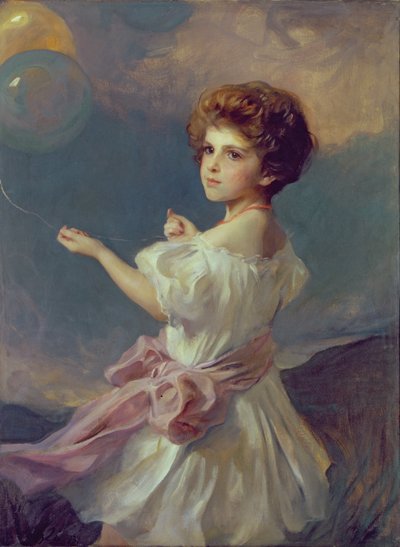 Girl with Balloons by Philip Alexius de Laszlo