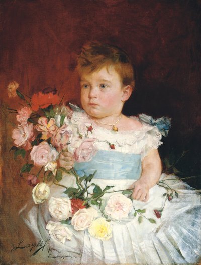 Portrait of H.R.H. Prince Boris of Bulgaria, Duke of Saxony, later King of Bulgaria by Philip Alexius de Laszlo